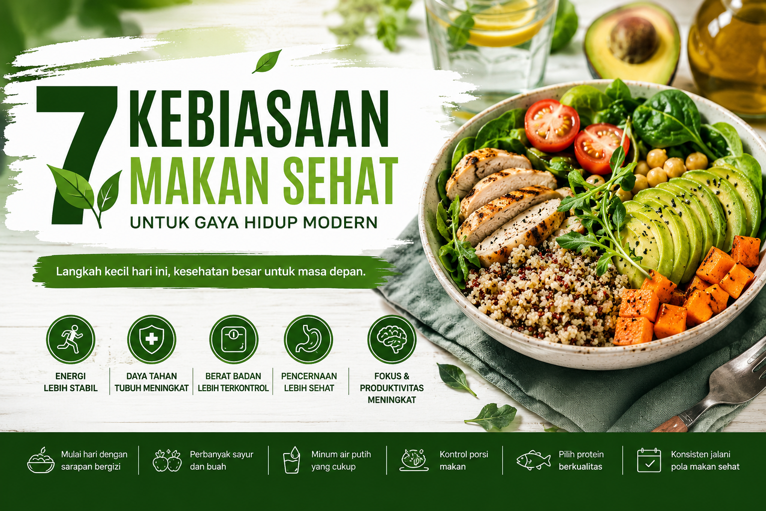 Kebiasaan Makan Sehat: 7 Cara Mudah untuk Gaya Hidup Modern