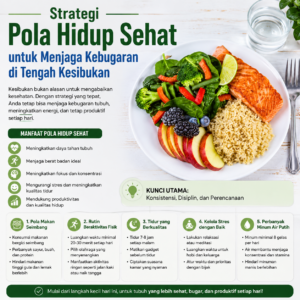 Strategi Pola Hidup Sehat untuk Menjaga Kebugaran di Tengah Kesibukan